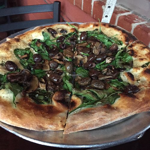 Truffle Shuffle vegan pizza at The Wedge Pizzeria in Oklahoma City