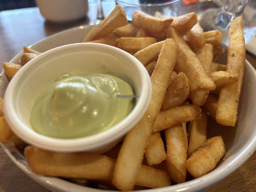 Fries with garlic aioli   at Nolita in Wellington