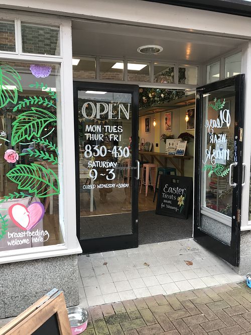 Entrance at Fenn's Coffee House in Ormskirk
