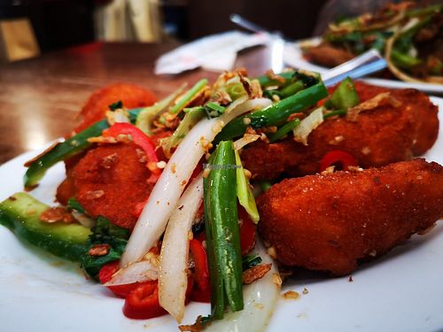 Salt and chilli ch*ckn wings (6) - starter portion at Chung Ying in Birmingham