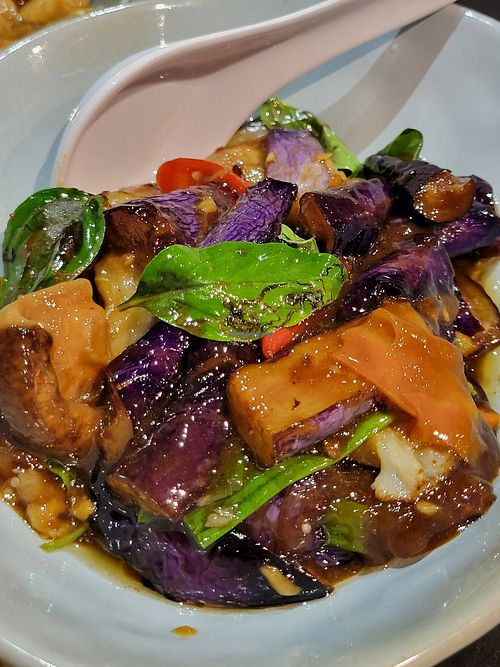 Eggplant at Chao 炒炒蔬食熱炒 in Taipei