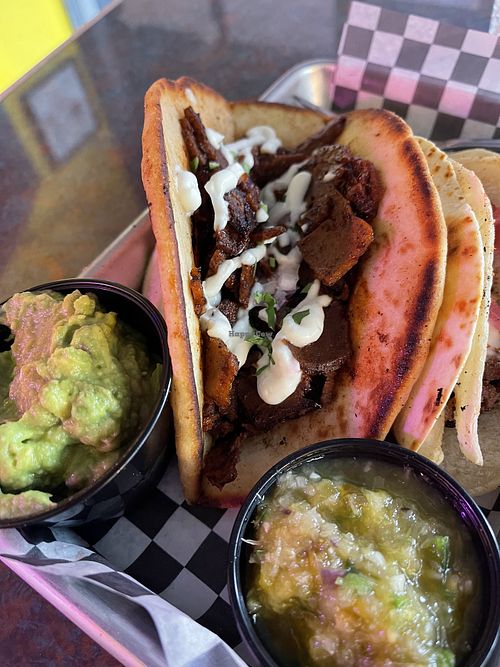 Texas BBQ Massacre taco is yummy   at Terror Tacos in St Louis