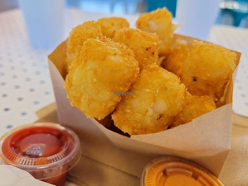 Tater tots at Spotless Burgers in Upland