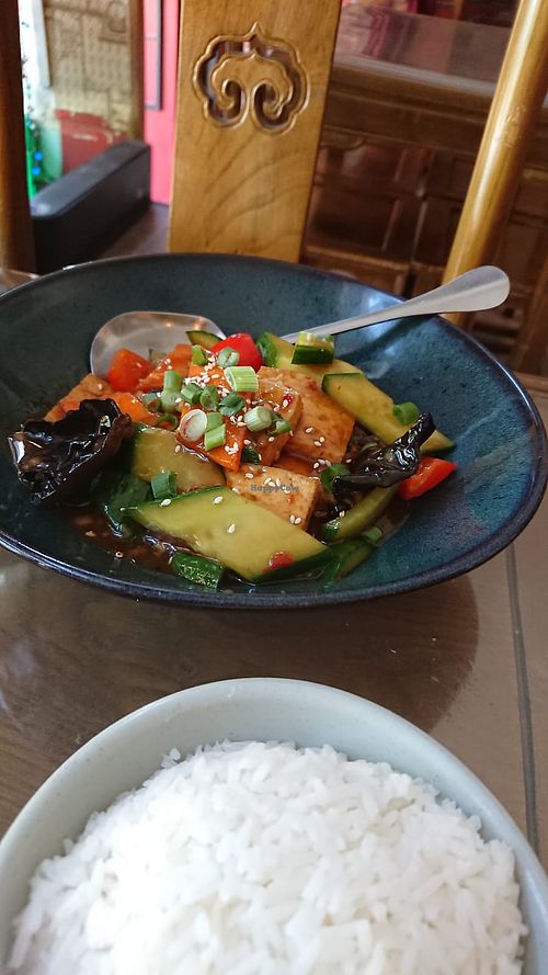 Nr. 78 - wok with tofu and vegetables, 178 sek. at Lilla Kina in Stockholm