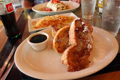 Vegan french toast.  at Golden West Cafe in Baltimore