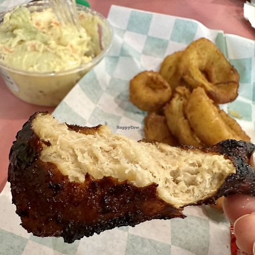   at Eliza's Vegan Café in Florence