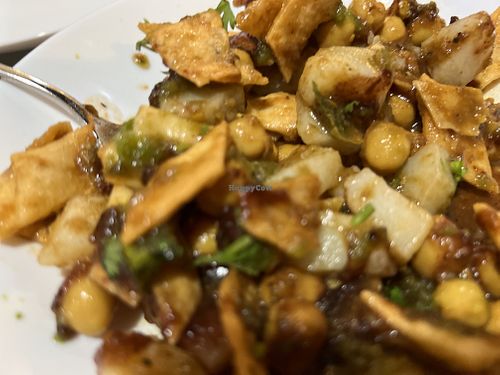 Aloo chat  at Kasturi Indian Cuisine in Winston-salem