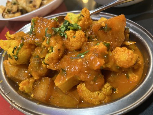 Aloo gobi   at Kasturi Indian Cuisine in Winston-salem