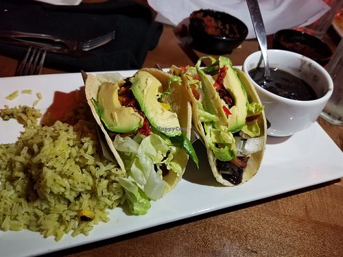 Vegan tacos at Iron Cactus in San Antonio