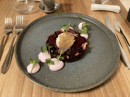 Tartare of beetroot  at Kasvio in Utrecht