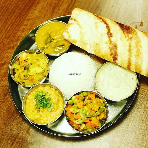 Veg taali at Madina in Dublin