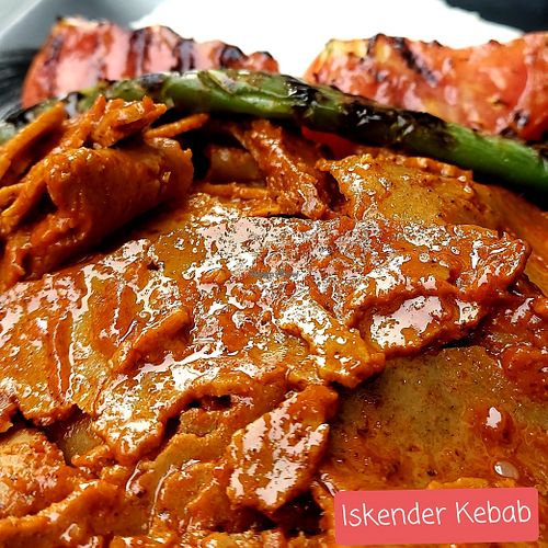 Vegan Iskender Kebab at The Vegan Regime in Istanbul