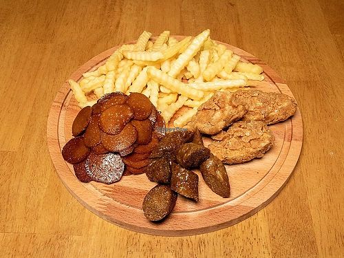 Beer plate at The Vegan Regime in Istanbul