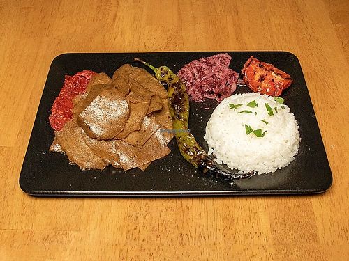 Doner plate at The Vegan Regime in Istanbul