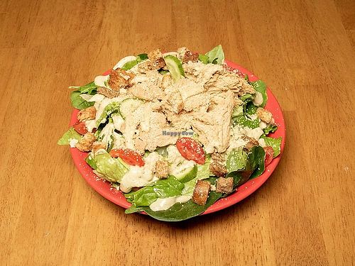 Caesar salad at The Vegan Regime in Istanbul