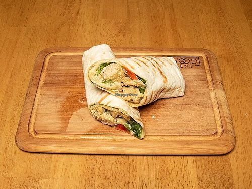 Caesar wrap at The Vegan Regime in Istanbul