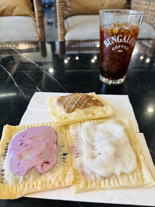 Mixed berry, strawberry lemon and S’mores pop tarts  at Bungalow Coffee Co in Las Vegas