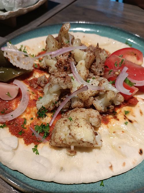 Cauliflower shawarma at MEZBA in Da Nang