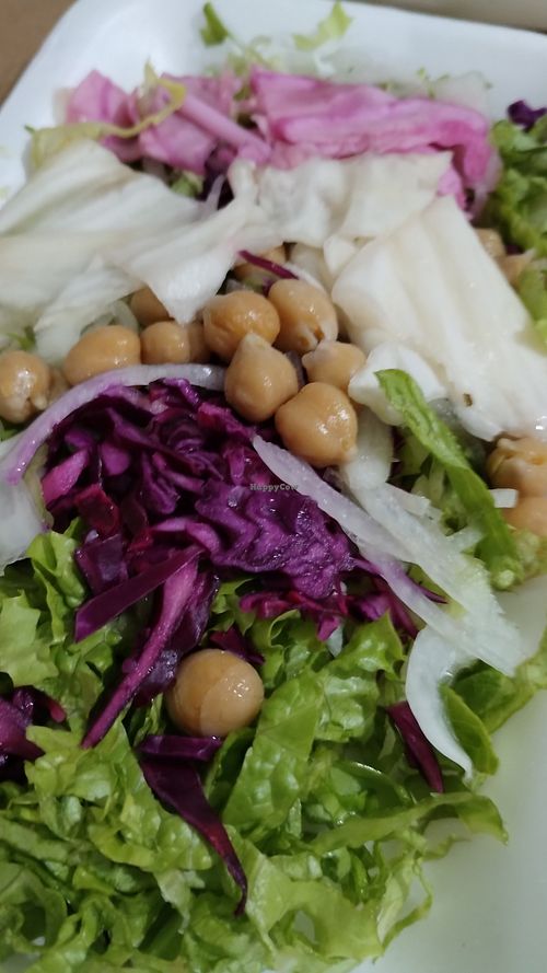 Side salad at Vegan Eskisehir in Eskisehir