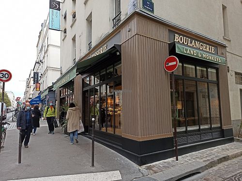 outside at Land & Monkeys - Pernety in Paris