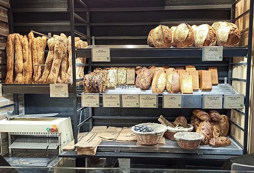 bread, baguettes at Land & Monkeys - Pernety in Paris