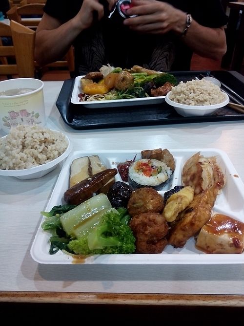 lots and lots of food! at Shou-Yu Vegetarian Buffet in Kaohsiung