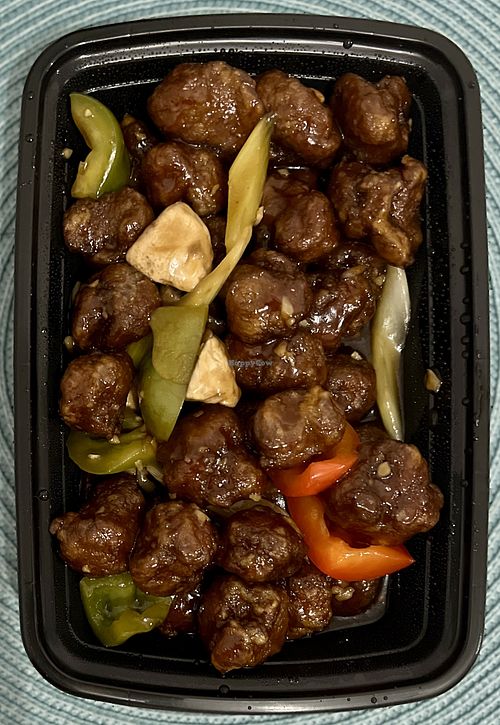General Tso’s  at Vegetarian Palate in Brooklyn
