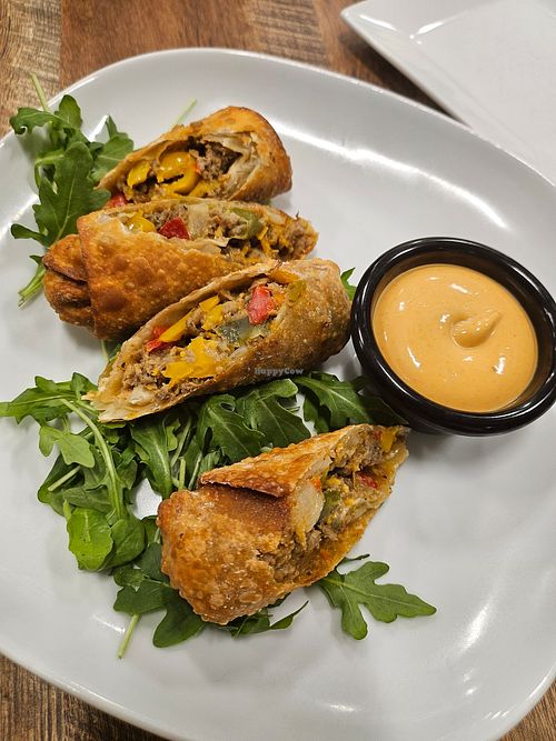 Steak&cheese rolls at PiANTA in Providence