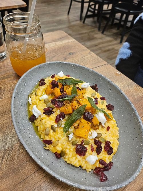 Risotto at PiANTA in Providence