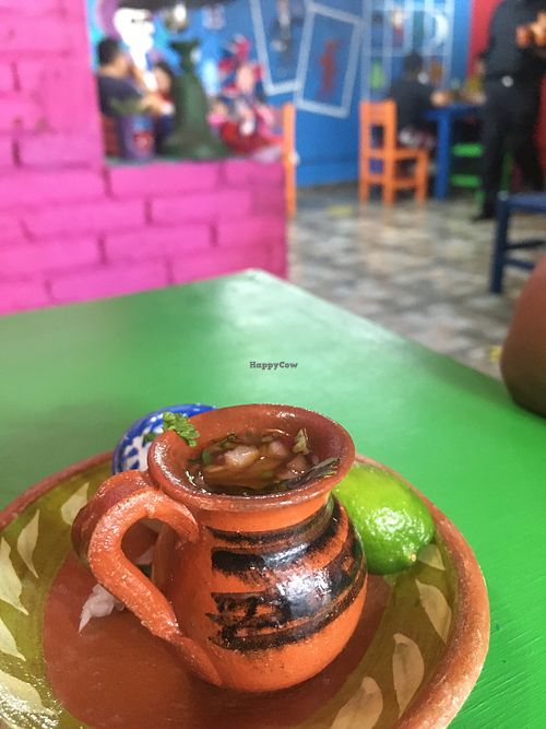 Probadita de birria  at VR Cenaduria Vegaba in Mexico City