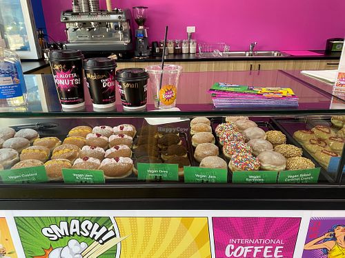 Vegan donut selection  at That's Alotta Donuts in South Melbourne