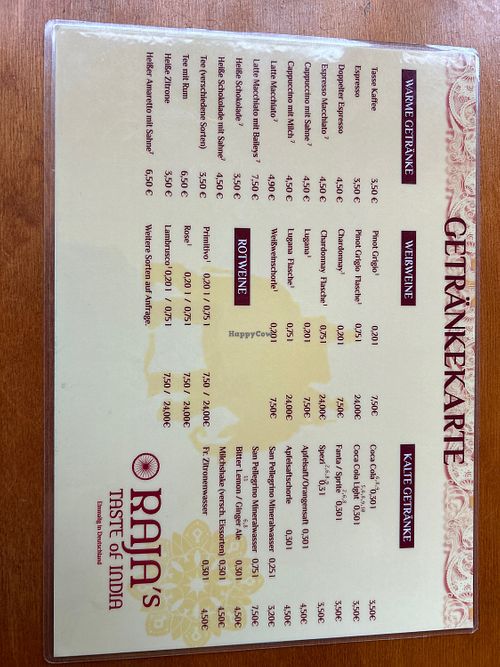 Drinks  at Raja's in Kaarst