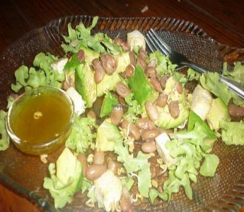 Bean and Avocado Salad at The German Bakery in Bardez