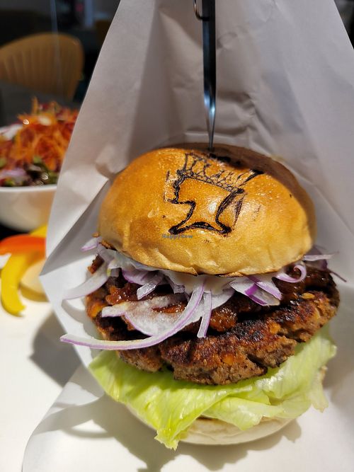 The original burger house made yummy at Vegeater in Tokyo