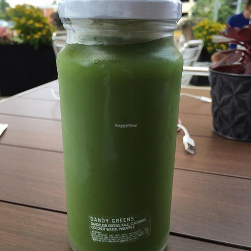green juice at Living Kitchen - South End in Charlotte