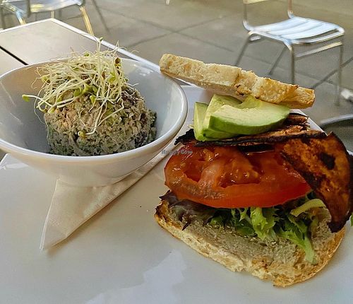 Sandwich and Side  at Living Kitchen - South End in Charlotte