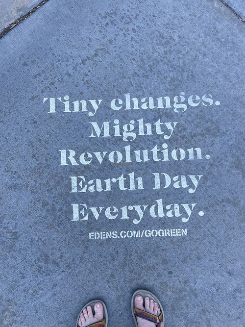 Outside art  at Living Kitchen - South End in Charlotte