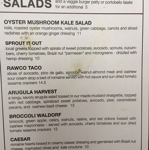 salads at Living Kitchen - South End in Charlotte