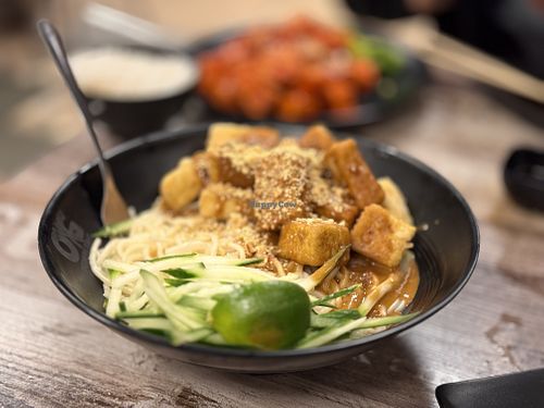 Sesame Tofu  at Dumpling House in Rochester