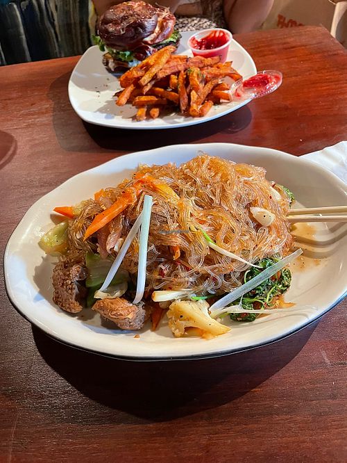 AOP Woonsen Noodles  at Purple Thai in New York City