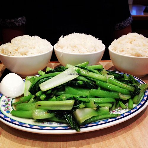 Stir Fried Green Vegetables at Mother Chu's Taiwanese Cuisine in Haymarket