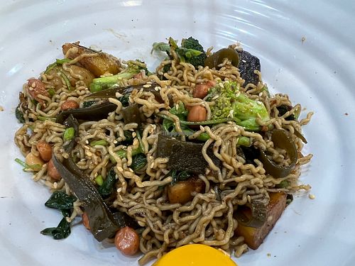 Mala kolo mee $8.50 with 8 ingredients  at Say Green 绿素 in East Singapore