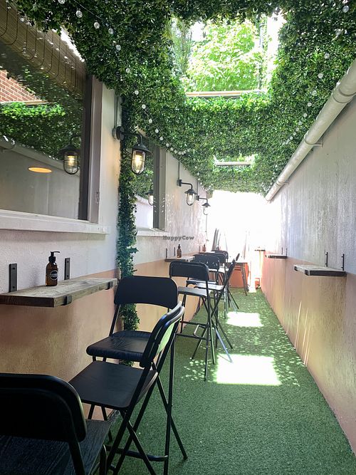 Fabbro - semi-outdoor seating area at Fabbro in Reigate