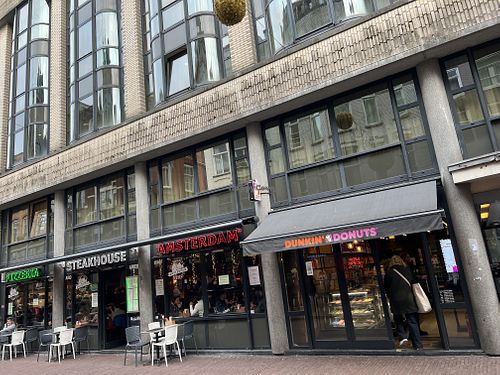 outside  at Dunkin'- Damstraat in Amsterdam