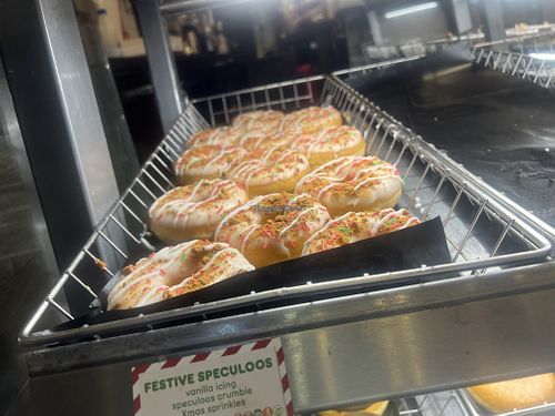 vegan cookie doughnut  at Dunkin'- Damstraat in Amsterdam