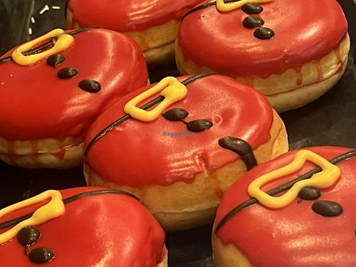 vegan santa  at Dunkin'- Damstraat in Amsterdam