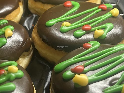 vegan xmas  at Dunkin'- Damstraat in Amsterdam
