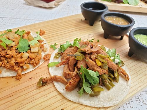 Soy tacos at Elixir Spot in Puerto Vallarta