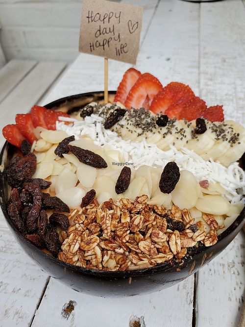 Luca smoothie bowl at Elixir Spot in Puerto Vallarta