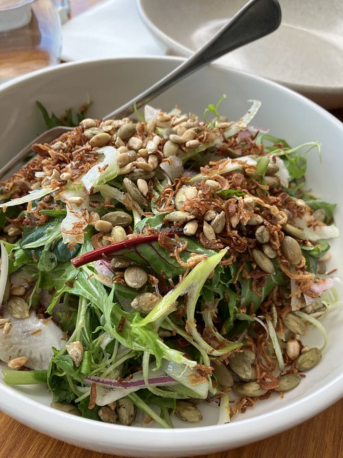 Fennel salad (pretty good)  at Madame Wu in Brisbane